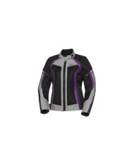 iXS Sport Femme Veste Andorra-Air noir-gris-violet