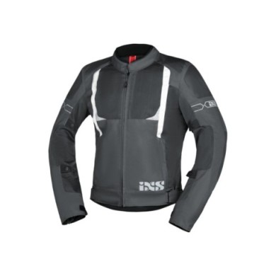 iXS Sport Jacke Trigonis-Air dunkelgrau-grau-weiss