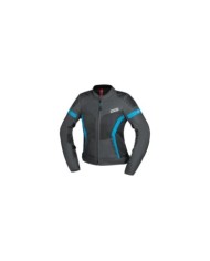 iXS Sport Dames Veste Trigonis-Air gris foncé-gris-turquoise