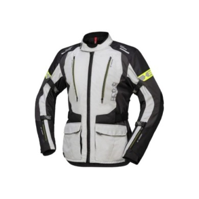giacca iXS Tour Lorin-ST grigio-nero-giallo neon
