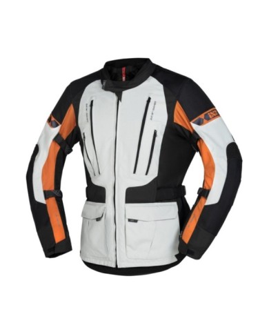 giacca iXS Tour Lennik-ST nero-grigio chiaro-marrone