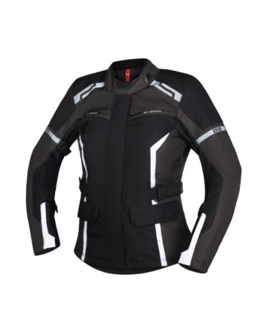 iXS Tour Damen Jacke Evans-ST 2.0 schwarz-grau-weiss
