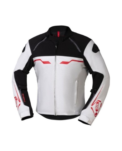 iXS Sport Giacca Hexalon-ST bianco-nero-rosso