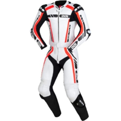 iXS Sport LD Kombi RS-800 2pcs. blanc-noire-rouge 56H 132