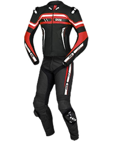 mute iXS Sport LD RS-700 2 pezzi nero-rosso-bianco