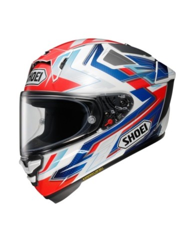 SHOEI Casque intégral X-Spirit Pro X1 TC-10 blanc-bleu-rouge