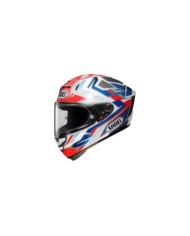 SHOEI Casque intégral X-Spirit Pro X1 TC-10 blanc-bleu-rouge