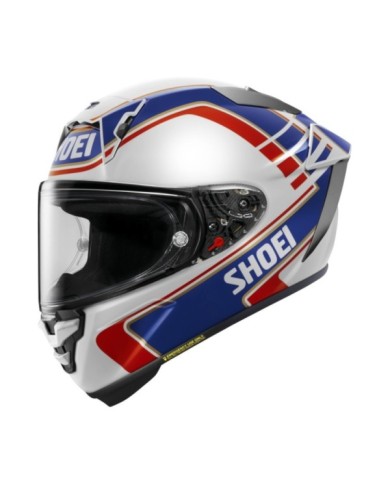 SHOEI Integralhelm X-Spirit Pro Gardner TC-2 weiss-blau-rot