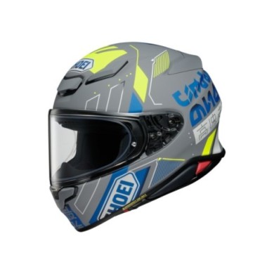 SHOEI Casco integrale NXR2 Accolade TC-10 grigio opaco-giallo fluo