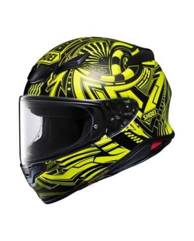SHOEI Casco integrale NXR2 Beaut TC-3, bianco-nero-giallo neon
