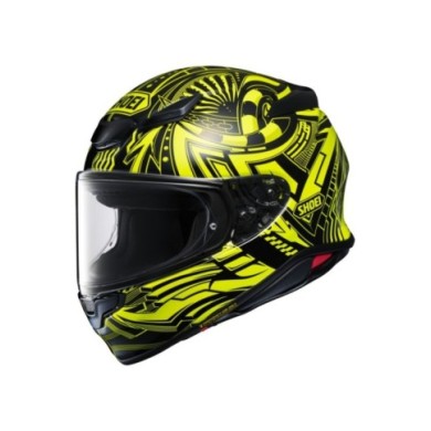 SHOEI Integralhelm NXR2 Beaut TC-3, weiss-schwarz-neon gelb
