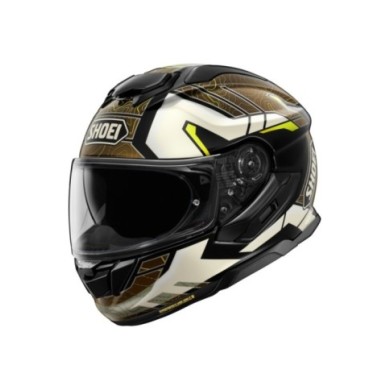 SHOEI Integralhelm GT-Air 3 Hike TC-11, schwarz-weiss-neon gelb
