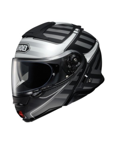 SHOEI Casco modulare Neotec II Splicer TC-5, nero-argento-bianco