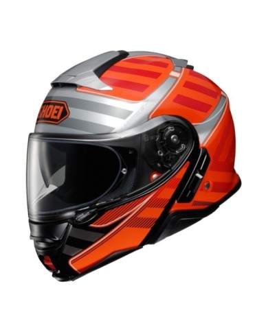 SHOEI Klapphelm Neotec II Splicer TC-8, orange-schwarz-silber