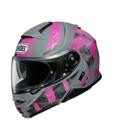SHOEI Klapphelm Neotec II Jaunt TC-7 TC-7, matt-grau-violett