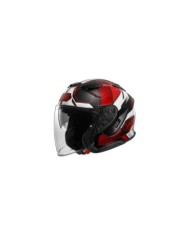 SHOEI Casco jet J-Cruise 3 Whizzy TC-1 nero-rosso-bianco