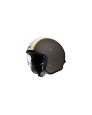 SHOEI Casque Jet J-O Carburettor TC-10 TC-10, mat-brun-beige