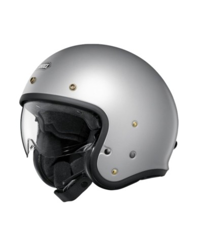 SHOEI Casco jet J-O 2 Candy grigio chiaro opaco