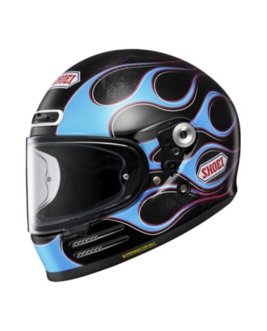 SHOEI Casco integrale Glamster Blast TC-2, blu-nero-rosso