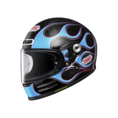 SHOEI Casco integrale Glamster Blast TC-2, blu-nero-rosso