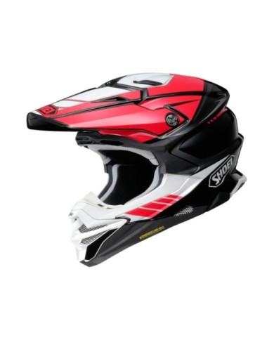 SHOEI Motocrosshelm VFX-WR 06 JAMMER TC-1 rot-weiss-schwarz