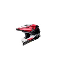 SHOEI Motocrosshelm VFX-WR 06 JAMMER TC-1 rot-weiss-schwarz