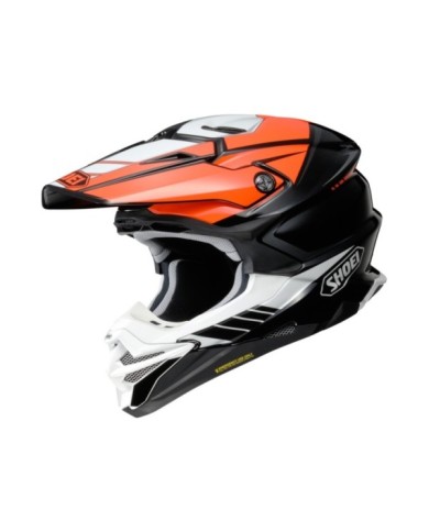 SHOEI Motocrosshelm VFX-WR 06 JAMMER TC-8 orange-schwarz-weiss