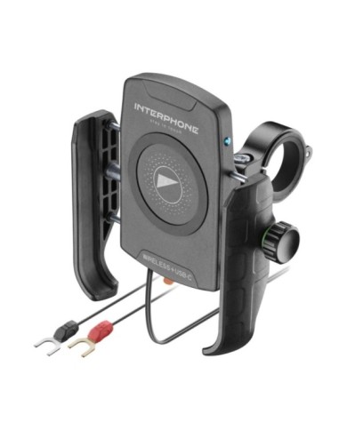 Interphone INTERPHONE Handyhalterung mit kabelloser Ladefunktion und US