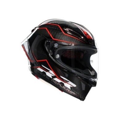 AGV Casque intégral Pista GP RR Performante carbone- rouge mat