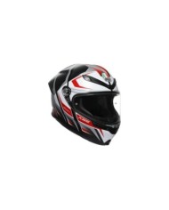 AGV Casque intégral K6 S Karve mat noir-blanc-rouge