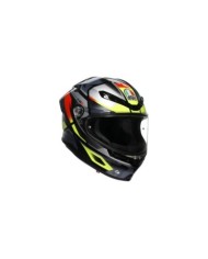 AGV Integralhelm K6 S Erazer schwarz-rot-gelb