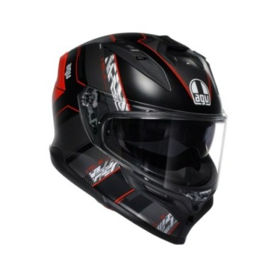 AGV Casque intégral K7 Kyber noir-rouge