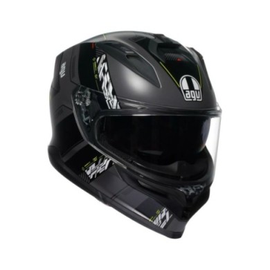 AGV Casque intégral K7 Kyber mat gris-jaune