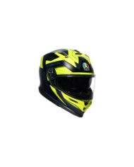 AGV Casco integrale K7 Glimpse nero-giallo
