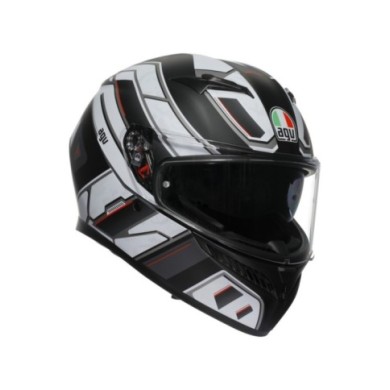AGV Integralhelm K3 Rivia matt schwarz-weiss
