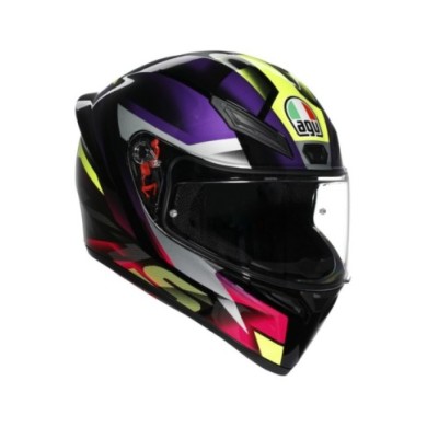 AGV Integralhelm K1 S Fastlap schwarz-violett-pink