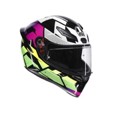 AGV Casque intégral K1 S Punkpulse gris violet vert