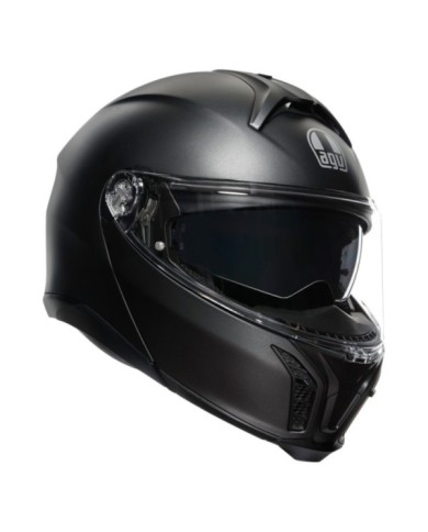 AGV Casque modulable Tourmodular Solid Uni mat noir