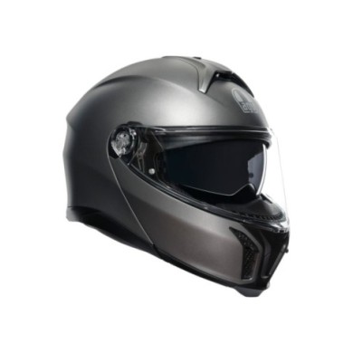 AGV Casque modulable Tourmodular Solid Uni mat gris