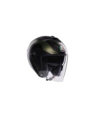 AGV Casque jet Irides Sakai vert-noir mat