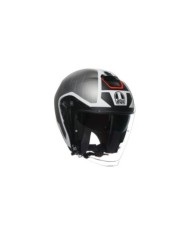 AGV Casco jet Irides Trieste nero-bianco-rosso