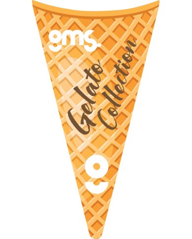 gms SHOP FLOOR STICKER CONE - gms Gelato Collection