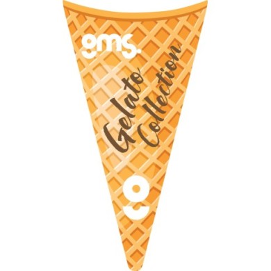 gms SHOP FLOOR STICKER CONE - gms Gelato Collection