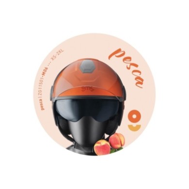 gms Shop Floor Sticker Scoop-gms Gelato Collection pesca