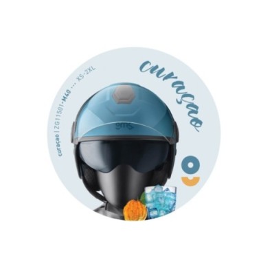 gms Shop Floor Sticker Scoop-gmsGelato Collection Curacao