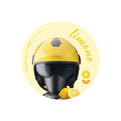 gms Shop Floor Sticker Scoop-gms Gelato Collection limone