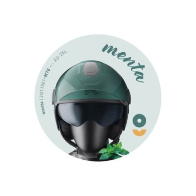 gms Adesivo per negozio Scoop - gms Collezione Gelato menta