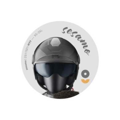 gms Shop Floor Sticker Scoop-gms Gelato Collection sesamo