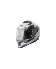 gms Casque intégrale Gelero blanc-gris-sombre gris