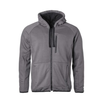 gms Hoodie Aras Zip grau